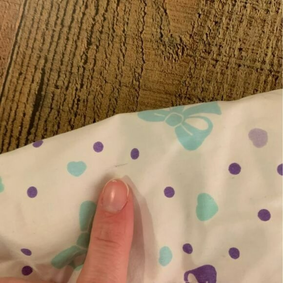 Alpine way baby girls vintage coat in pink and white with bows -12M - Picture 3 of 7